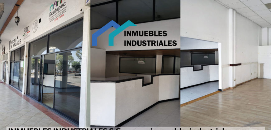 LOCAL EN VÍA MORELOS 80m2 EN RENTA PASAJE SANTA CLARA $28,000