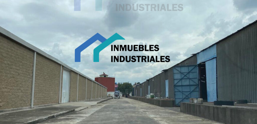 BODEGAS EN ECATEPEC EN PARQUE INDUSTRIAL 4,200m² CERRO GORDO