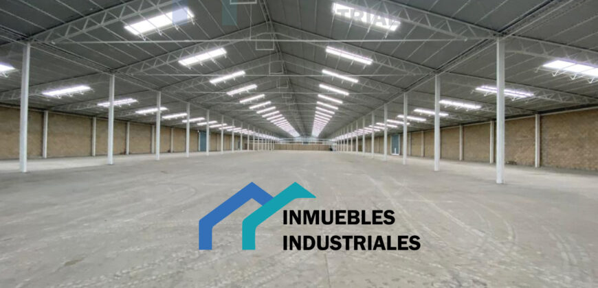 BODEGAS EN ECATEPEC EN PARQUE INDUSTRIAL 8,180m2 CERRO GORDO