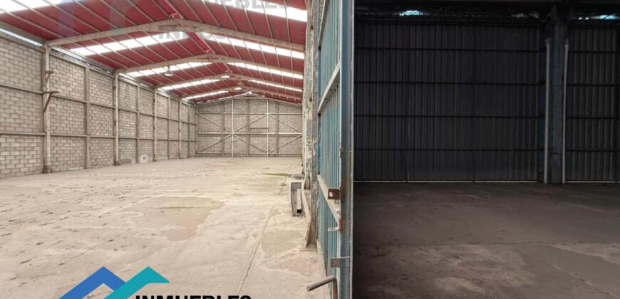 BODEGA EN RENTA 3,540m² EN CONDOMNIO ECATEPEC RECURSOS HIDRAULICOS