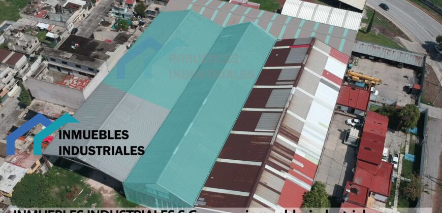 BODEGA EN RENTA 3,540m² EN CONDOMNIO ECATEPEC RECURSOS HIDRAULICOS